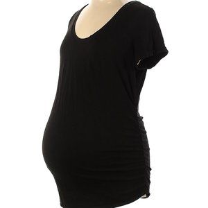 Black maternity shirt